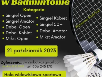 XXXI Ślężański Turniej Badmintona – otwarte mistrzostwa