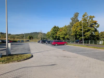 Nowy parking w Sobótce przy Stadionie Miejskim